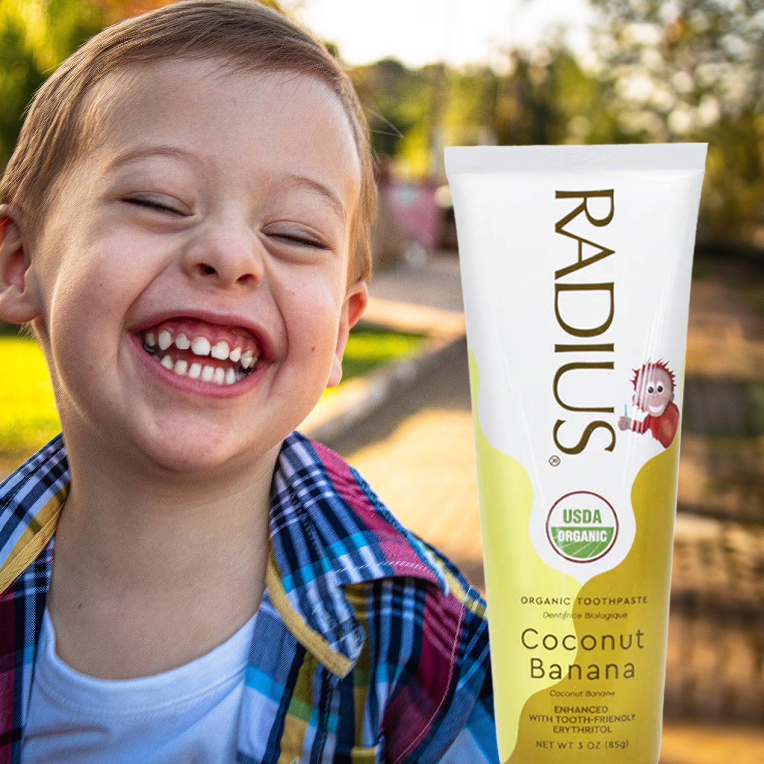 Kids USDA Organic Coconut Banana Toothpaste