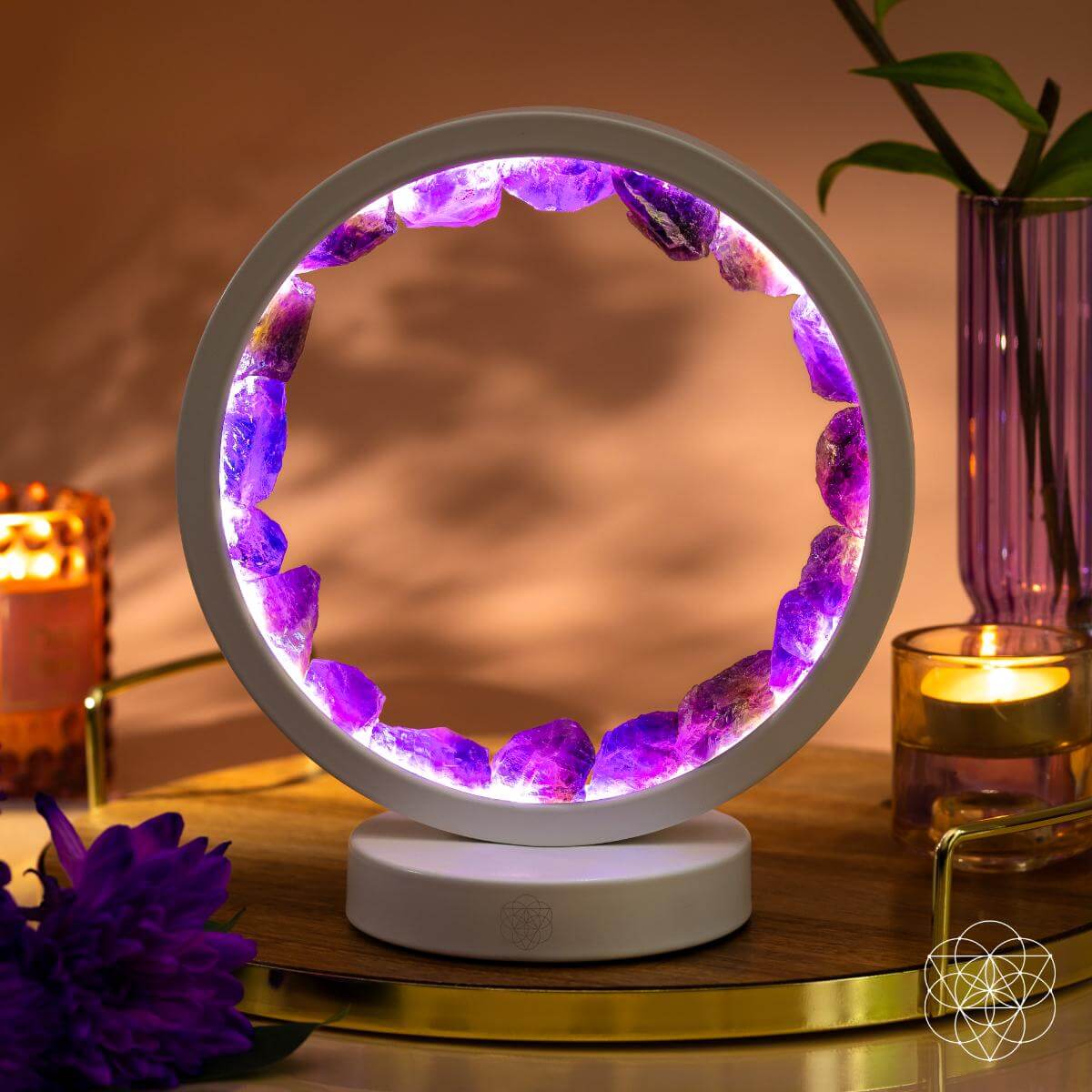 Stress Less, Sleep More – Amethyst Healing Lamp
