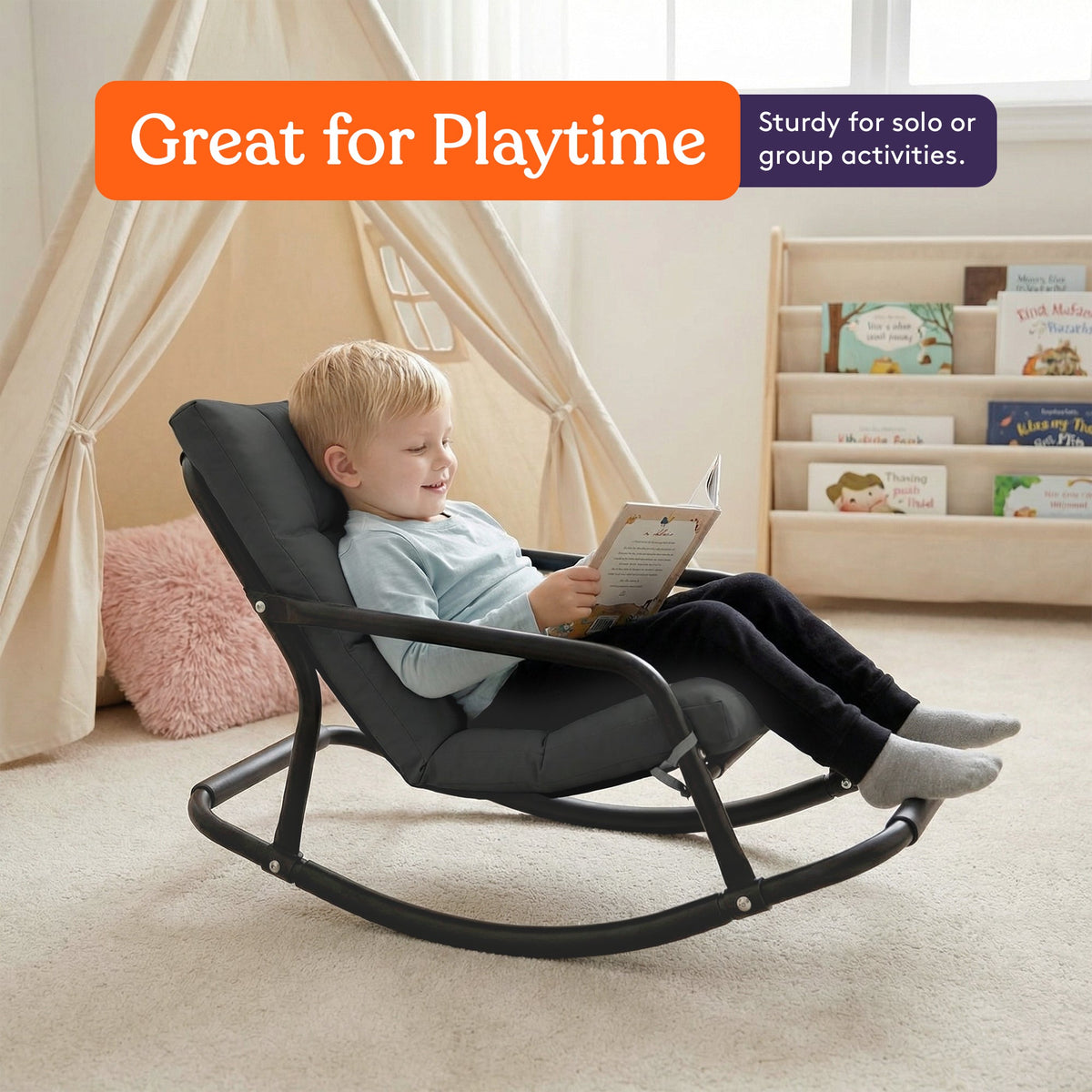 Sensory Rocking Chair for Kids Ages 3–8 by Special Supplies