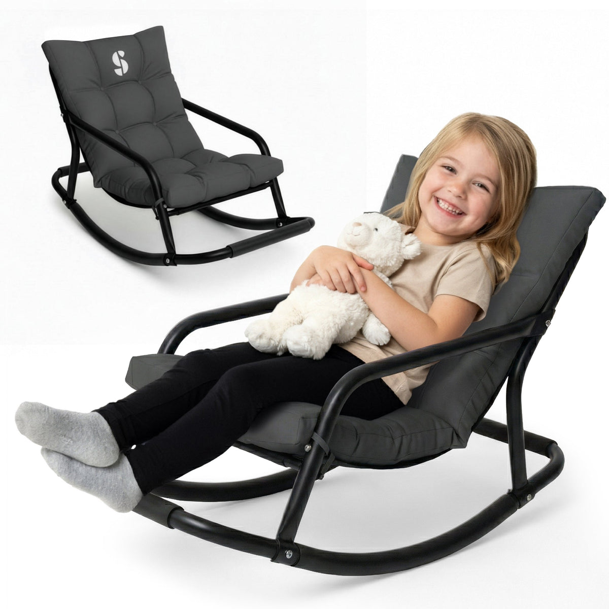 Sensory Rocking Chair for Kids Ages 3–8 by Special Supplies