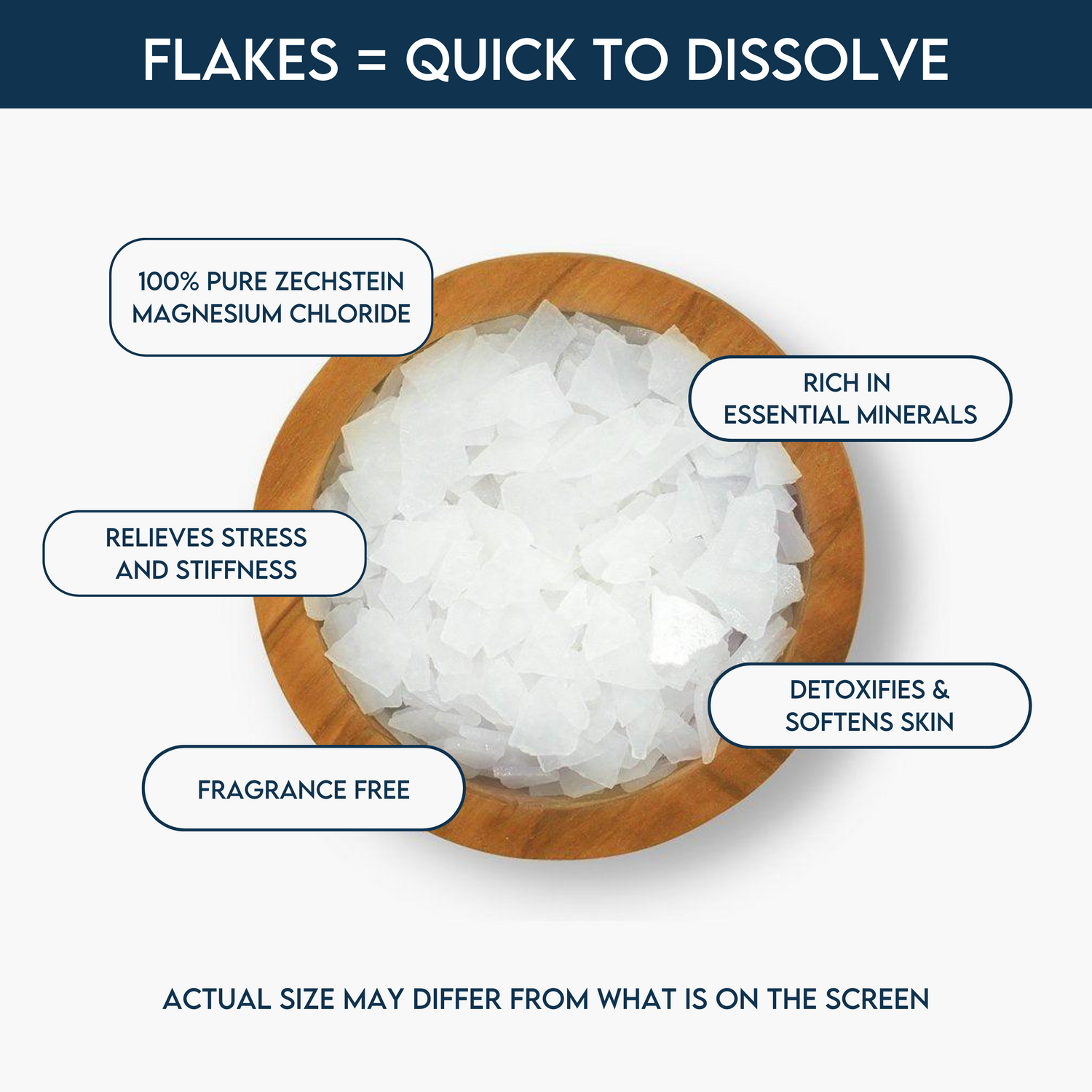 Deep Sea Minerals® Magnesium Flakes (1 lb)