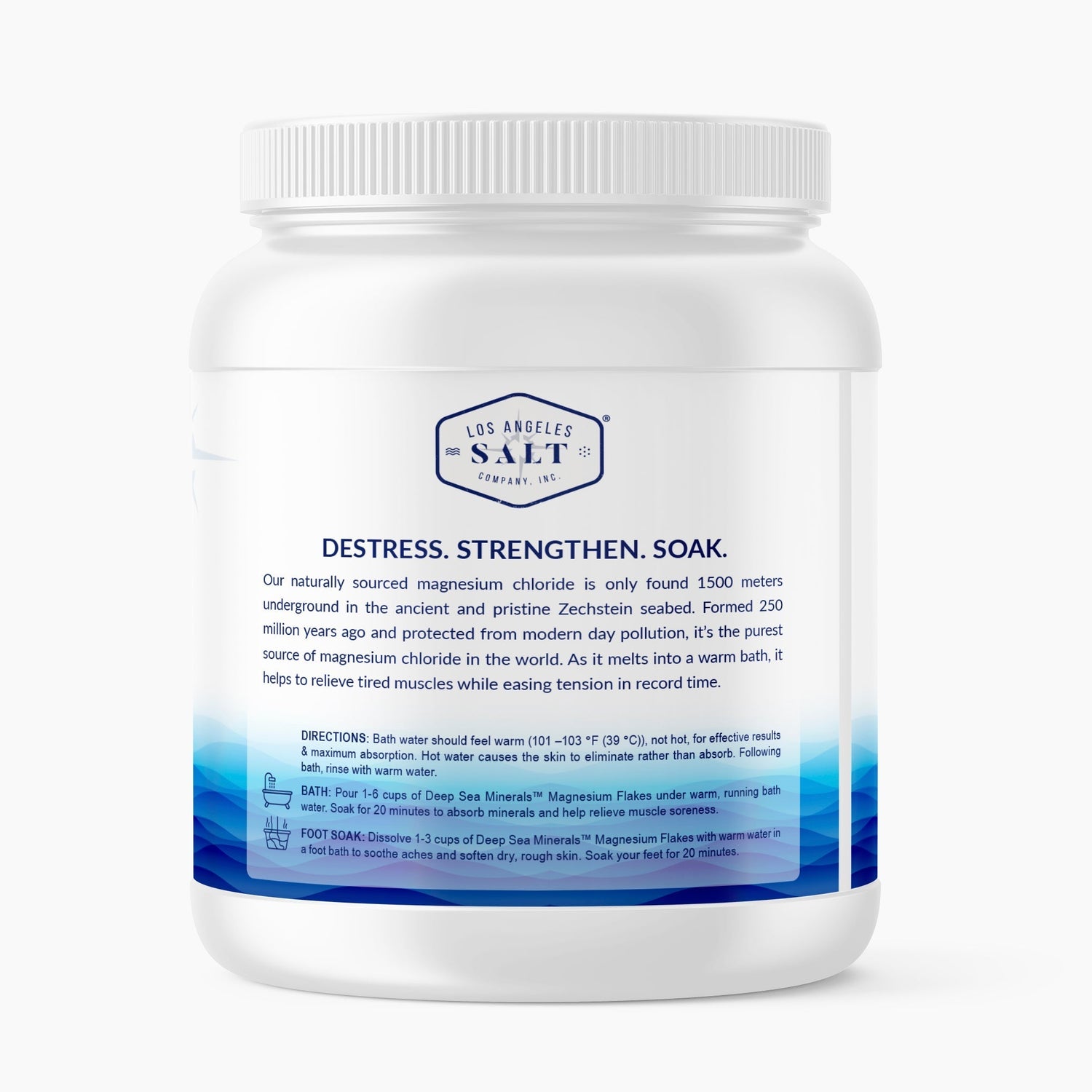 Deep Sea Minerals® Magnesium Flakes Jar (4.4 lb)