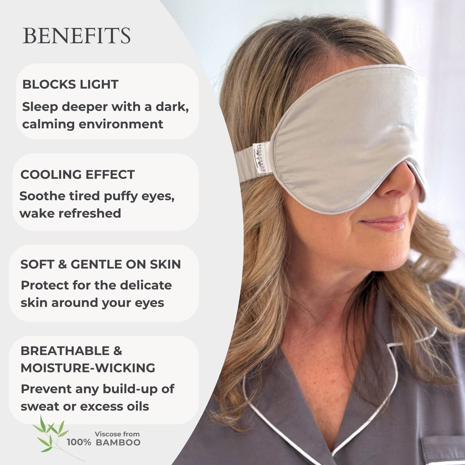 Luxury Bamboo Eye Mask