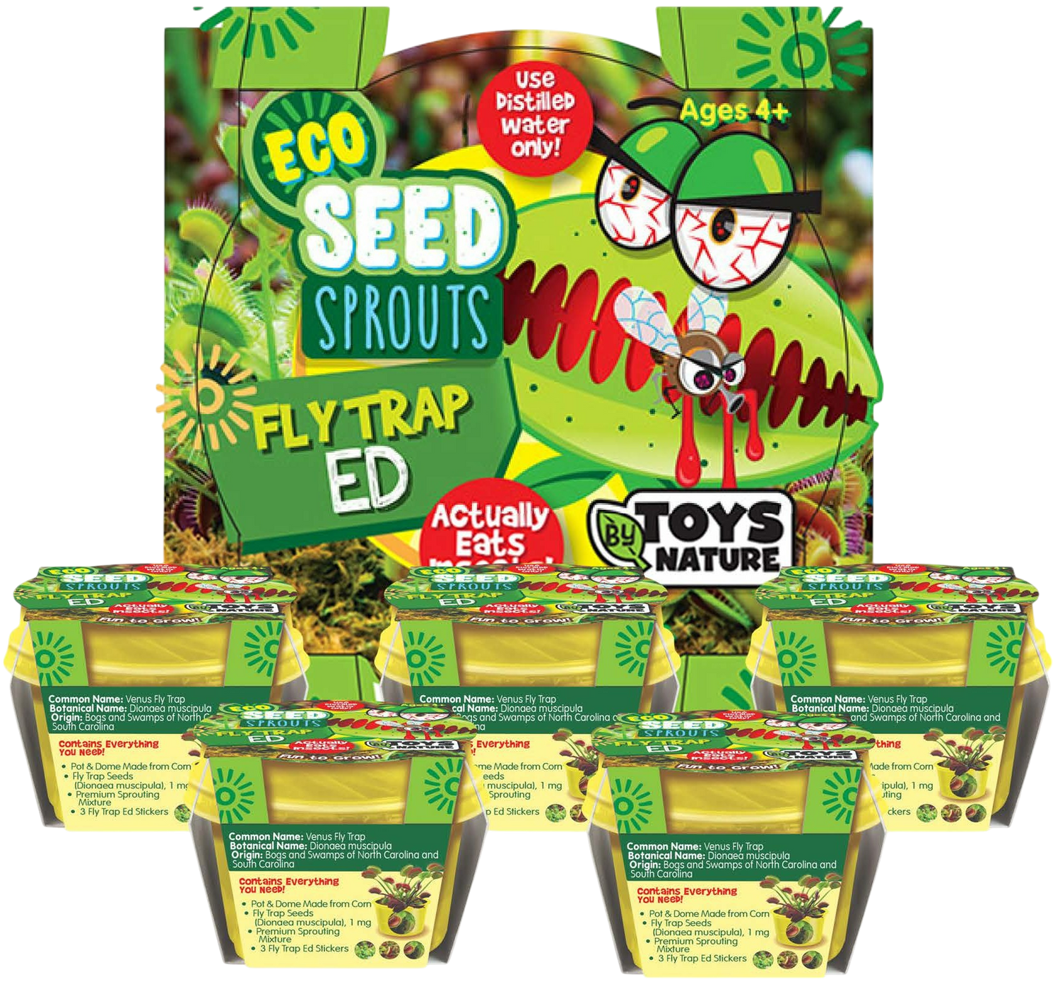 Eco Seed Sprouts Flytrap Ed - Multipack of 5