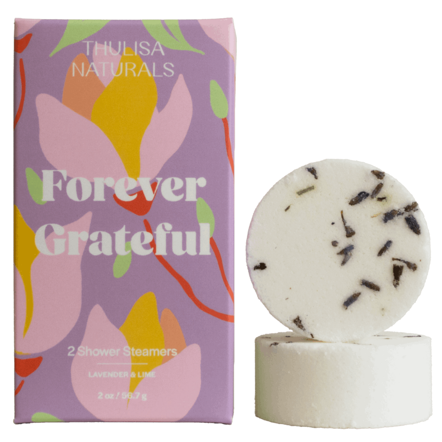 Mother's Day Forever Grateful Lavender Lime Shower Steamers