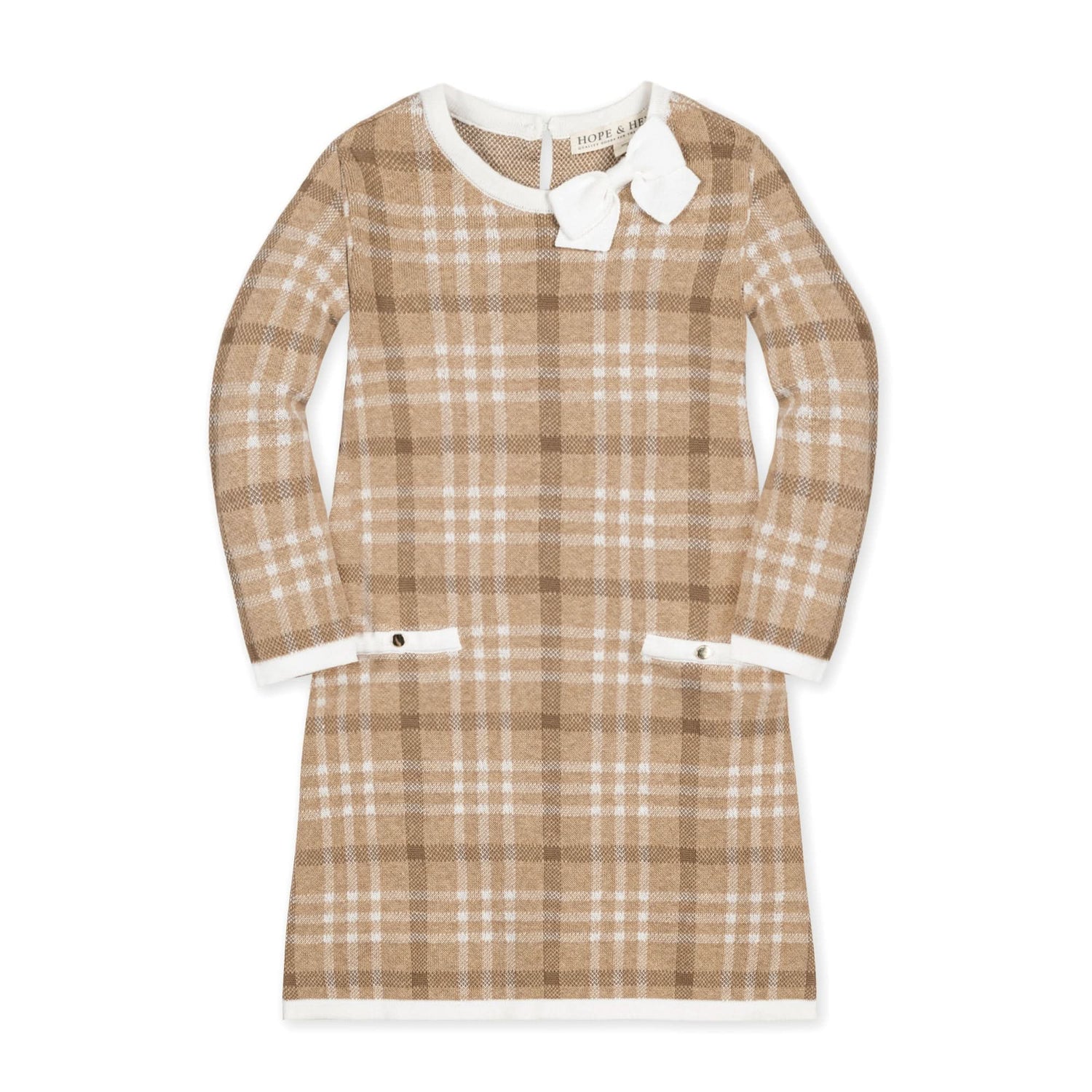 Organic Bow Sweater Dress - Baby