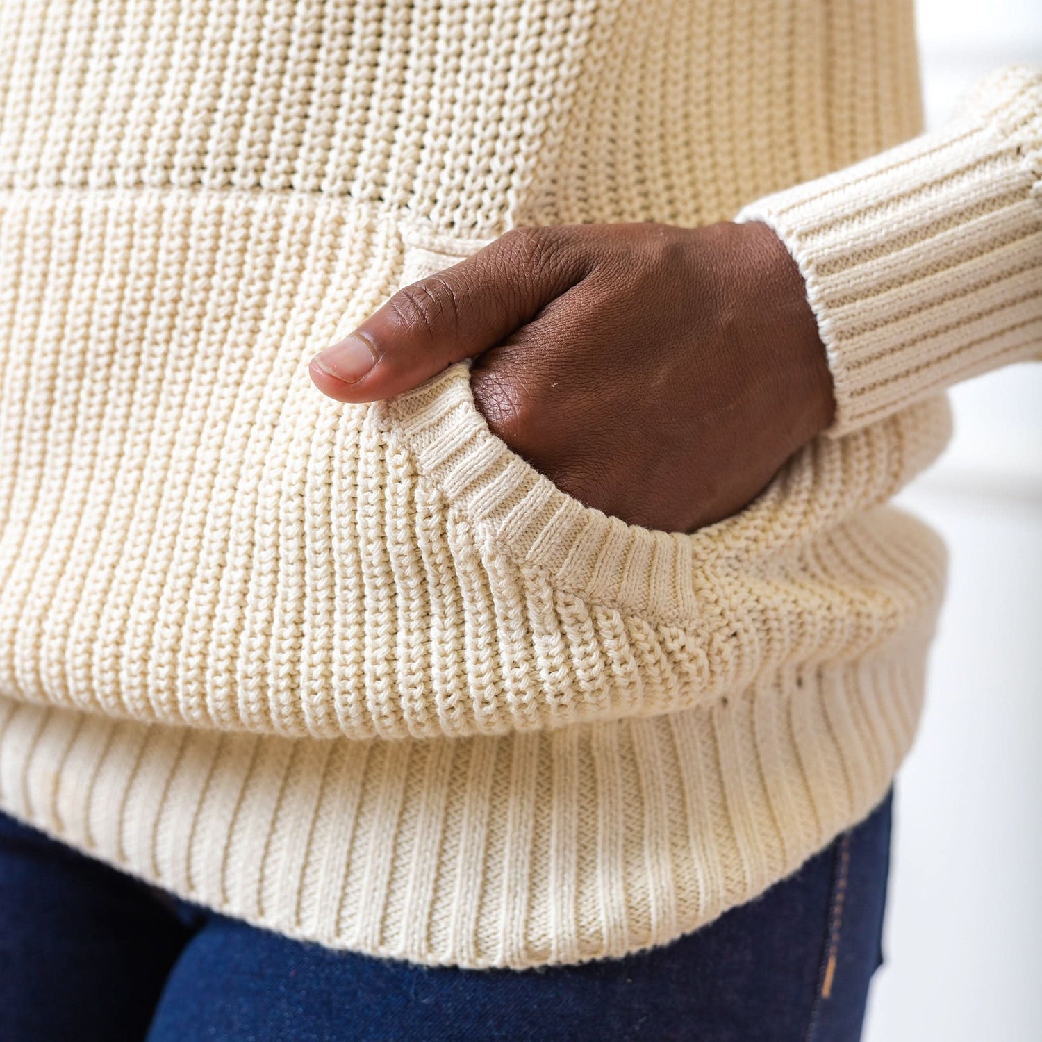 Turtleneck Raglan Kanga Sweater