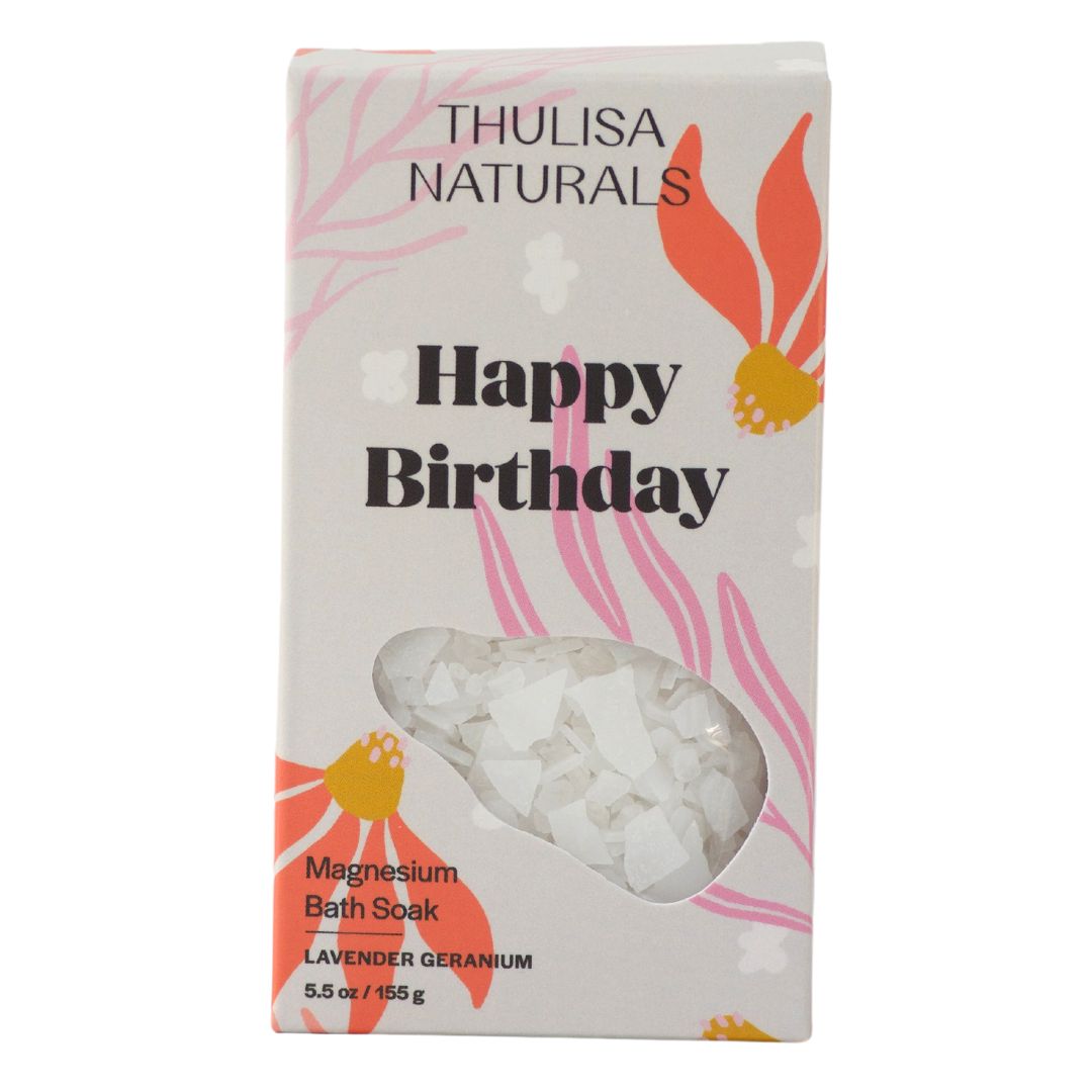 Happy Birthday Lavender Geranium Magnesium Bath Soak