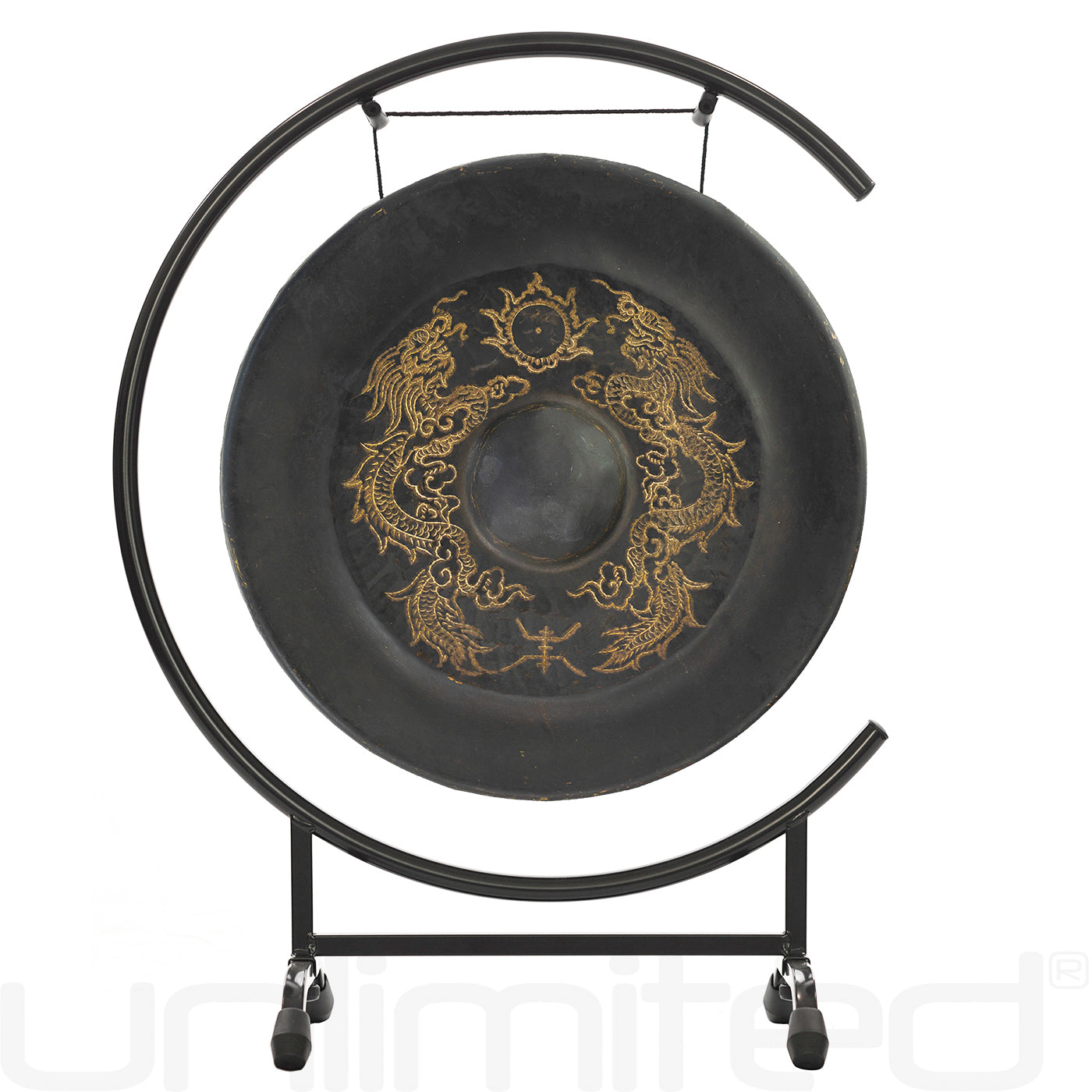 11" Vietnamese Tuned (to F4) Dragon Heart Gong on Stands