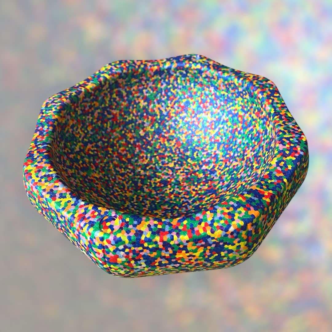 Rainbow Confetti Stepping Stone (Single Piece)