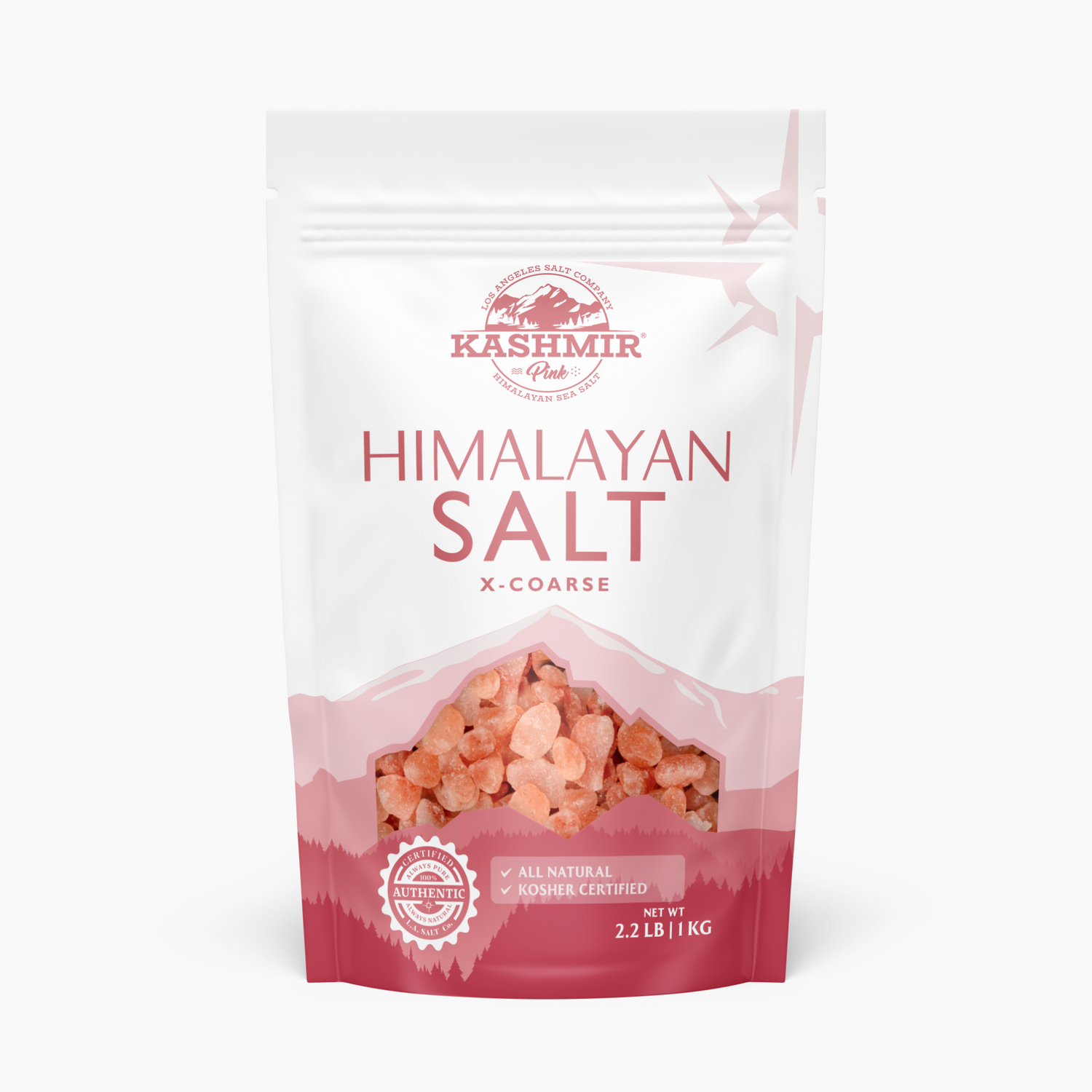 Kashmir Pink® Himalayan Salt X-Coarse (2.2 lb)