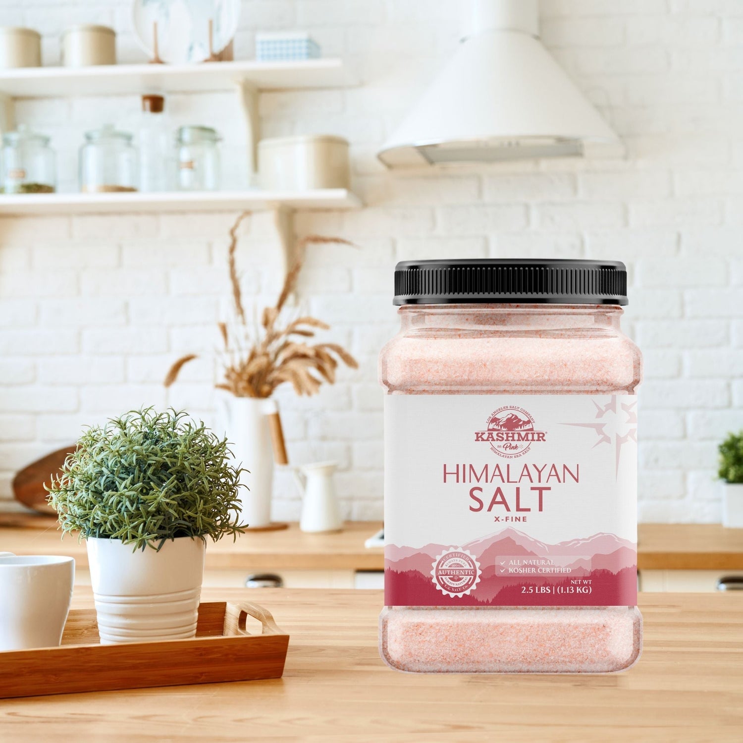 Kashmir Pink® Himalayan Salt X-Fine Jar