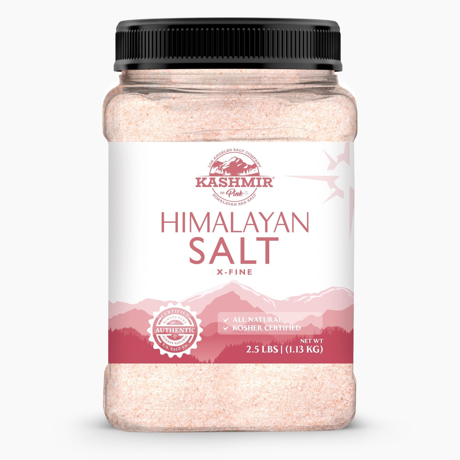 Kashmir Pink® Himalayan Salt X-Fine Jar