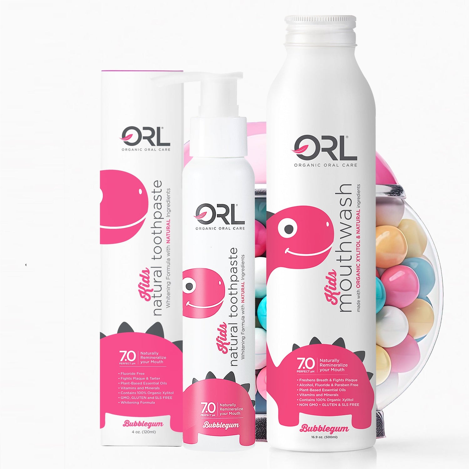Kids Bundle - Bubblegum Toothpaste & Mouthwash
