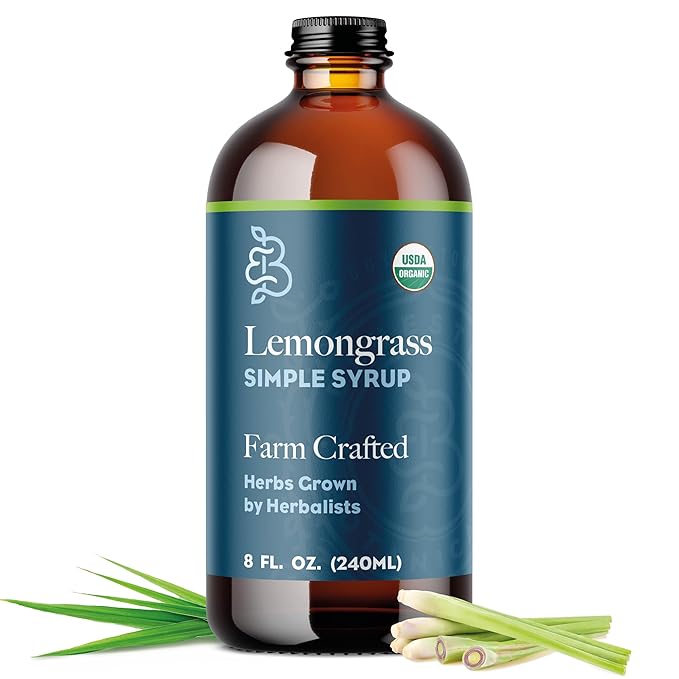 Lemongrass Simple Syrup - Certified Organic