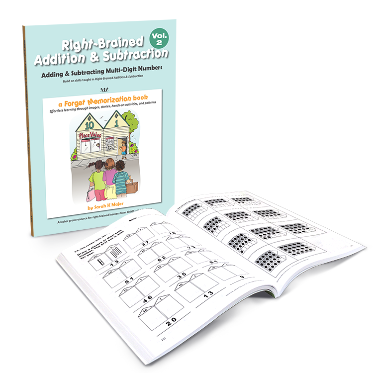 Right-Brained Addition & Subtraction Vol. 2