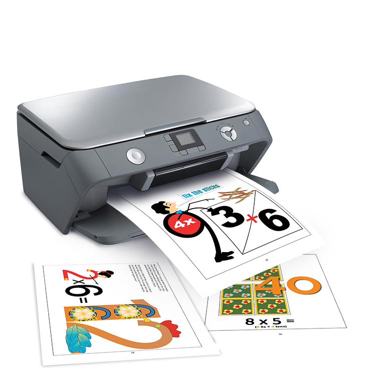 Right-Brained Multiplication & Division Kit