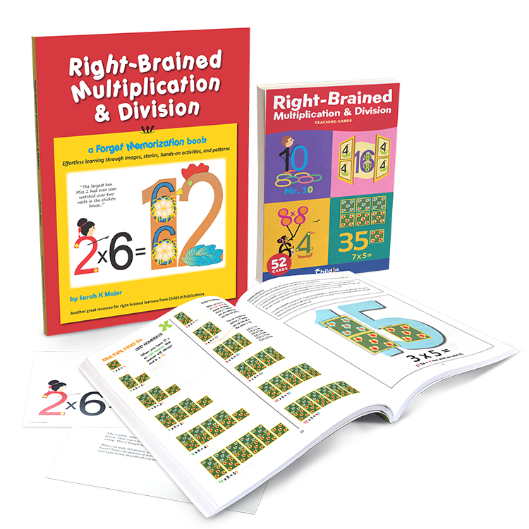 Right-Brained Multiplication & Division Kit