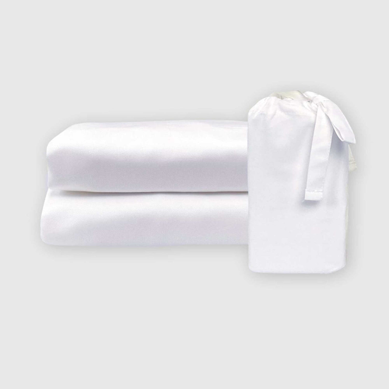 Bamboo Cotton Pillowcases - Snow