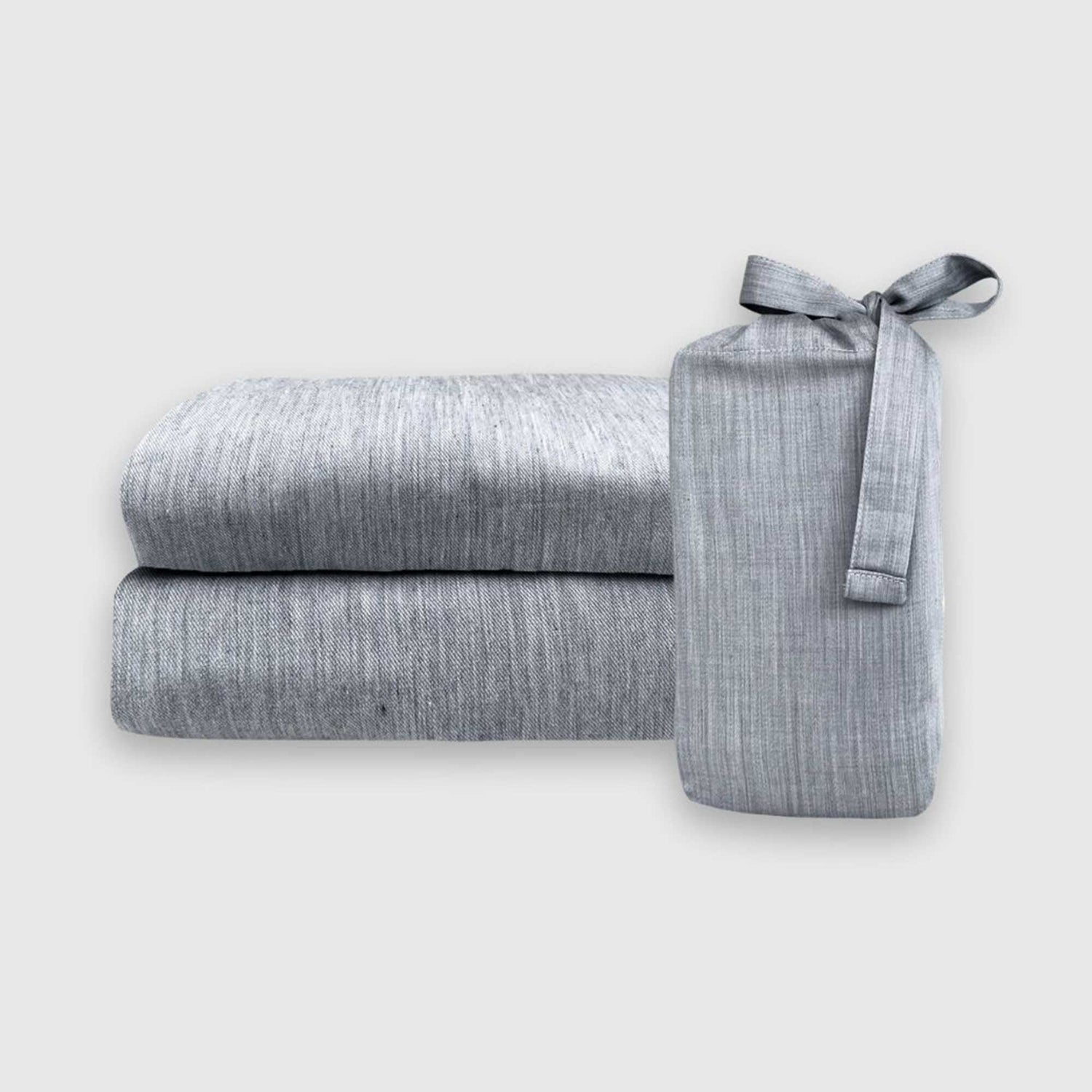 Bamboo Cotton Pillowcases - Silver