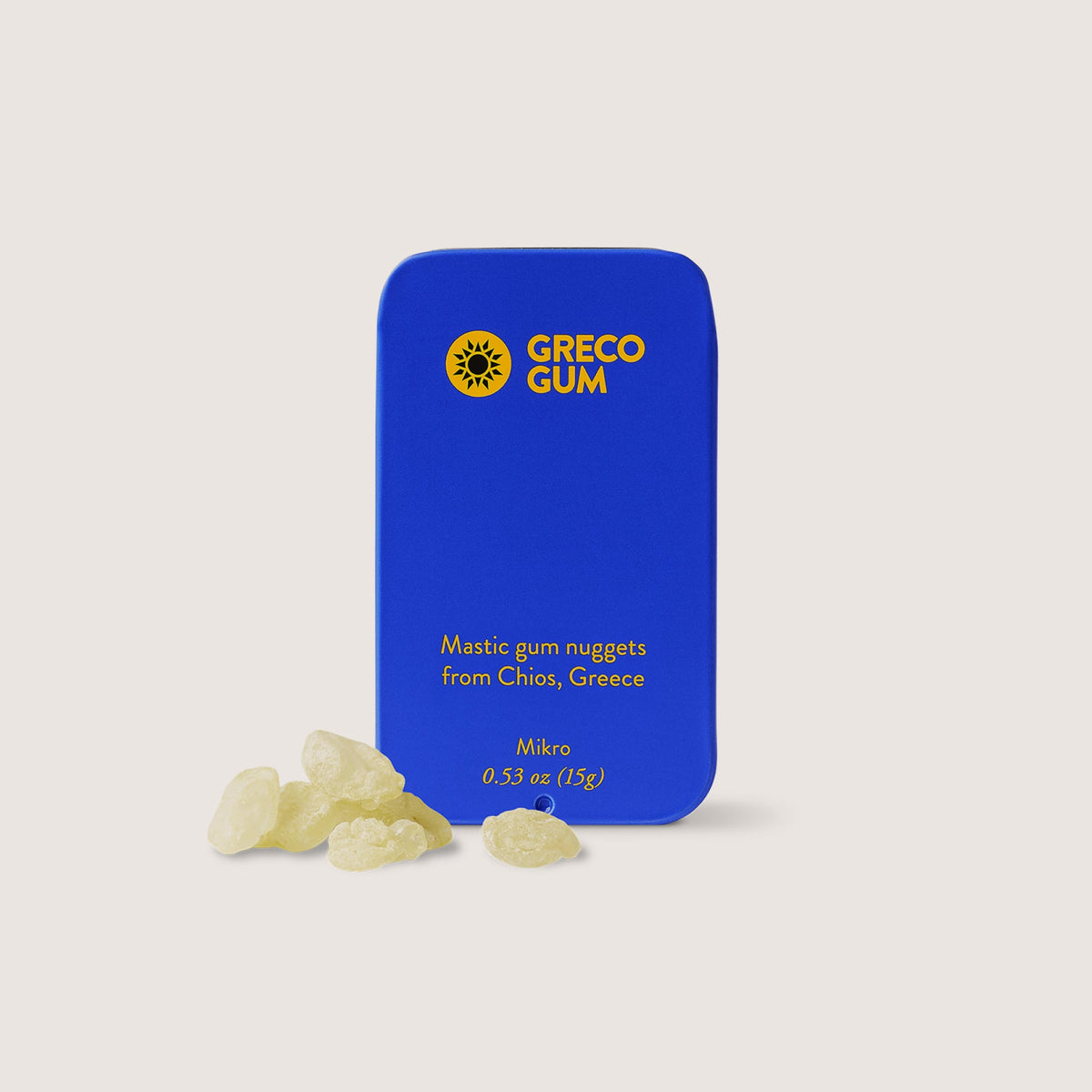 Mastic gum nuggets
