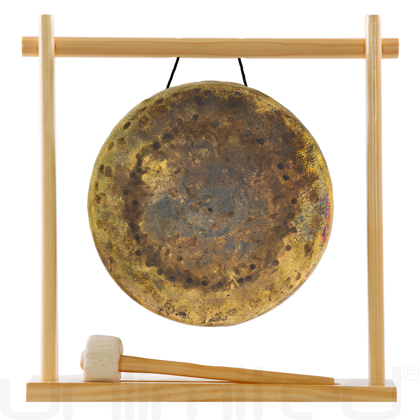 8" to 10" Gongs on My Little Pagoda Gong Stand