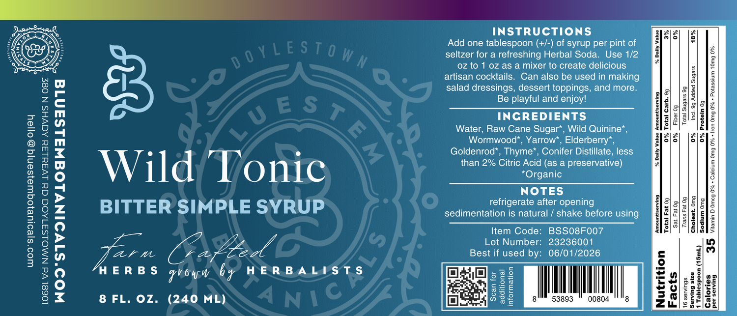 Simple Syrup, Wild Tonic