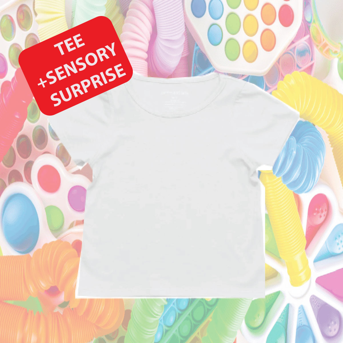 🌟 Sensory Fun Pack – Tee + Surprise Gift! 🌟(Sensory-Friendly T-Shirt + Exciting Surprise Gift for Kids with Autism, ADHD & Sensory Sensitivities!)