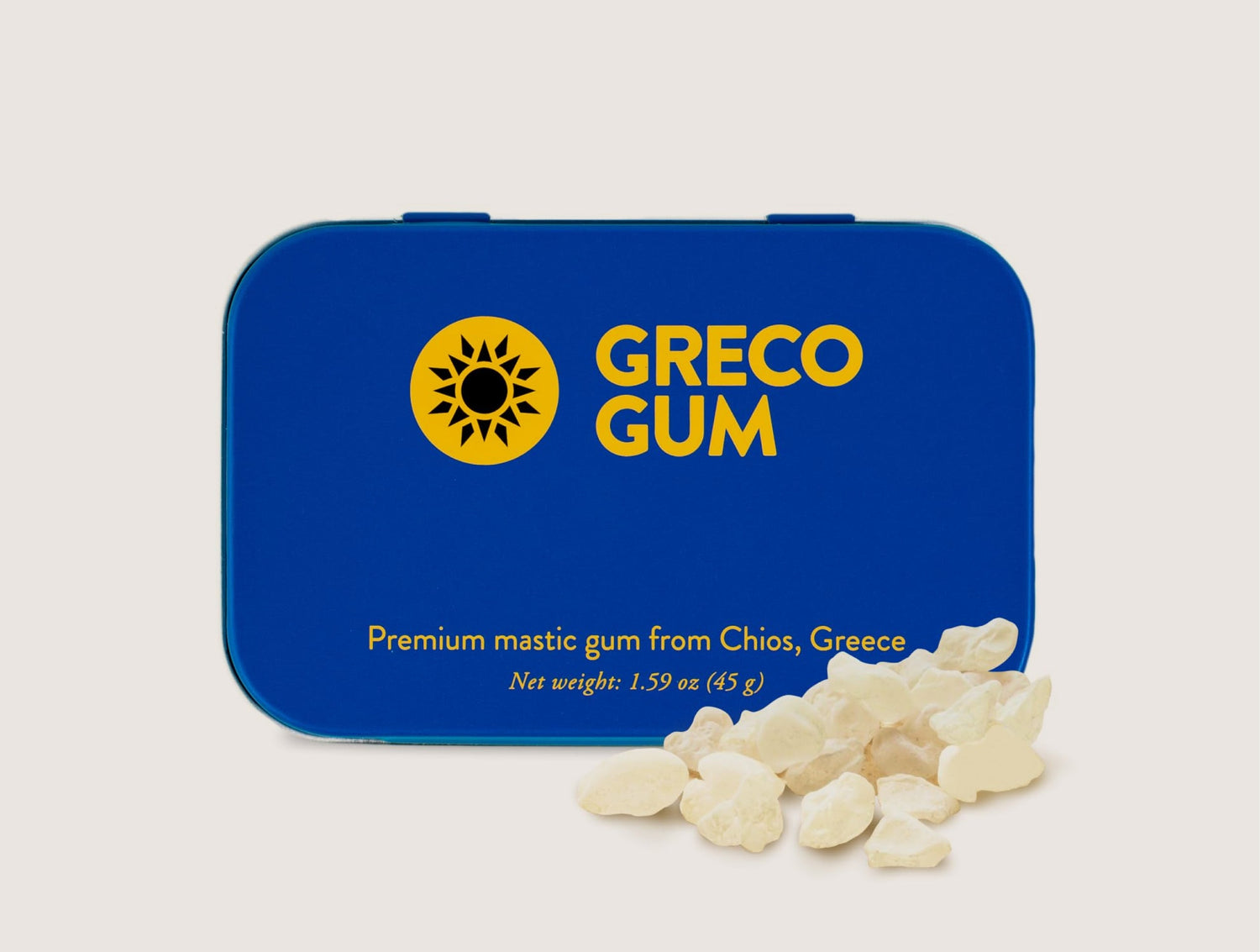Mastic gum nuggets