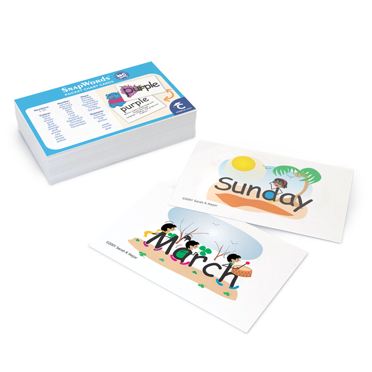 SnapWords® Numbers, Colors, Days, Months, & Seasons