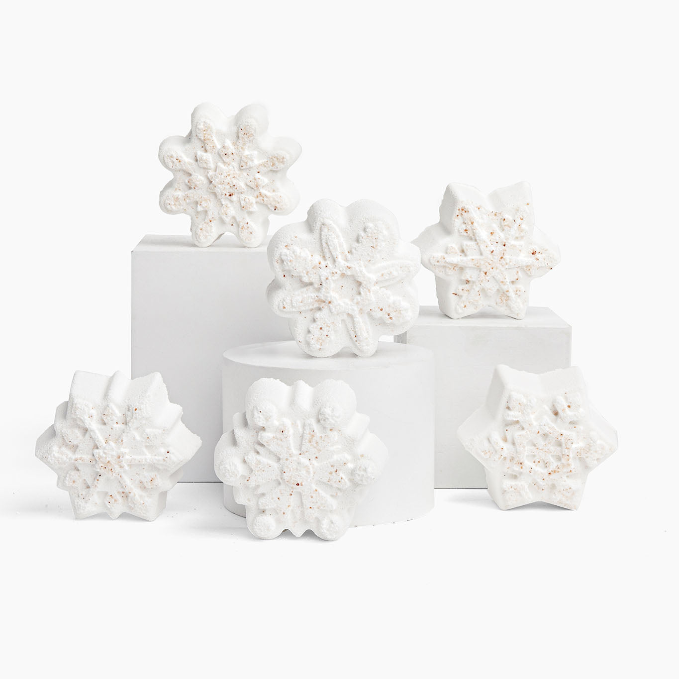 Silent Night Snowflake Crystal Bath Bomb