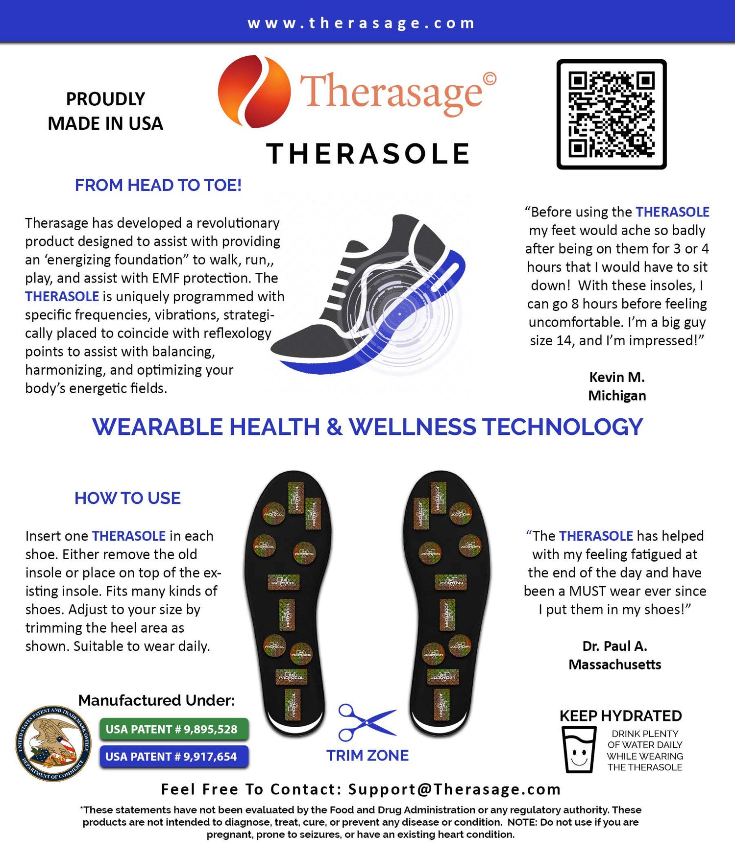 TheraSole - Shoe Insoles