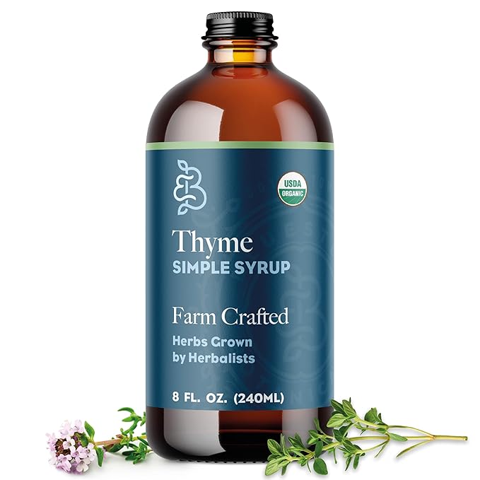 Thyme Simple Syrup - Certified Organic