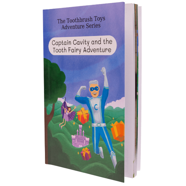 Captain Cavity and the Tooth Fairy Adventure Book by Toothbrush Toys