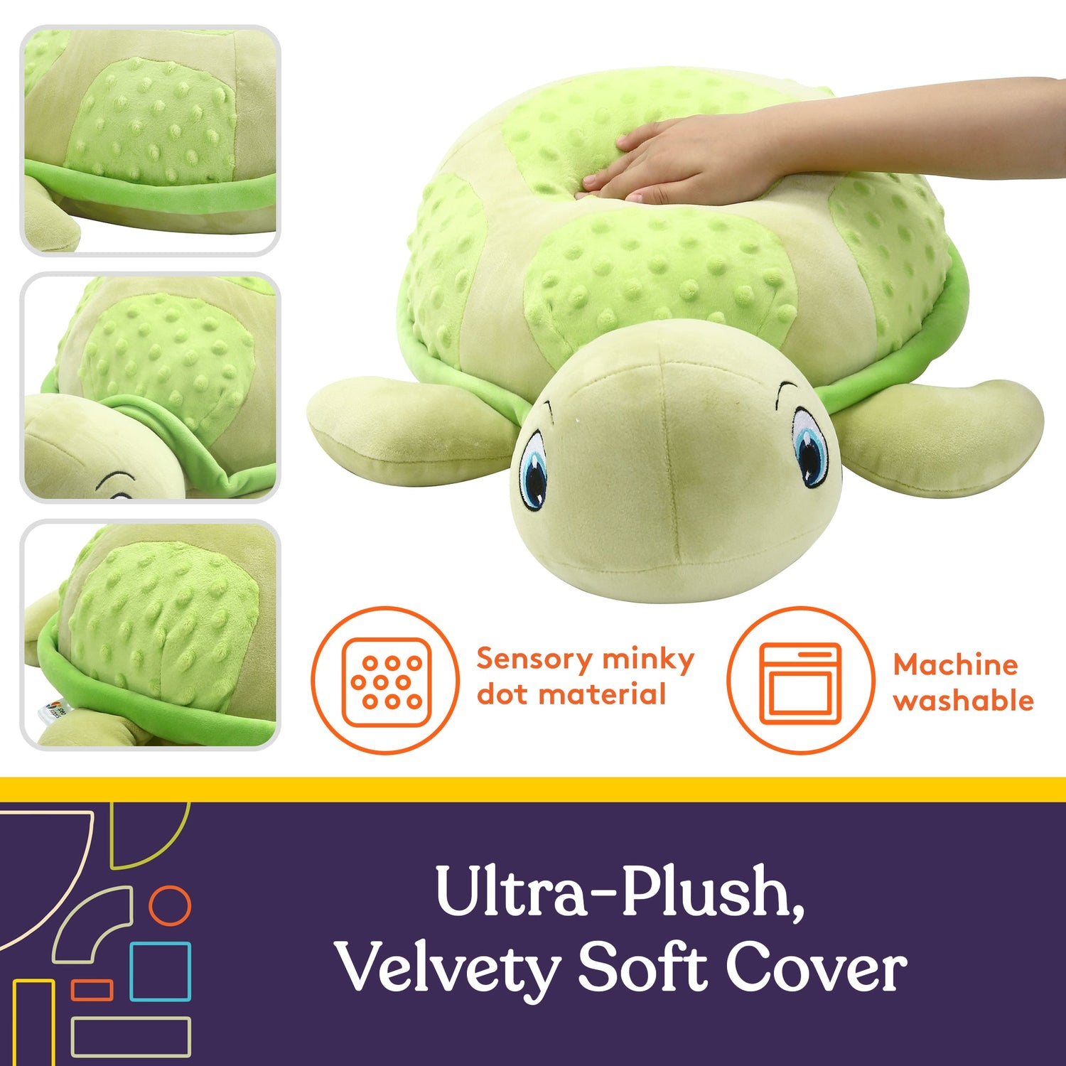 Sensory Vibrating Pillow-Turtle