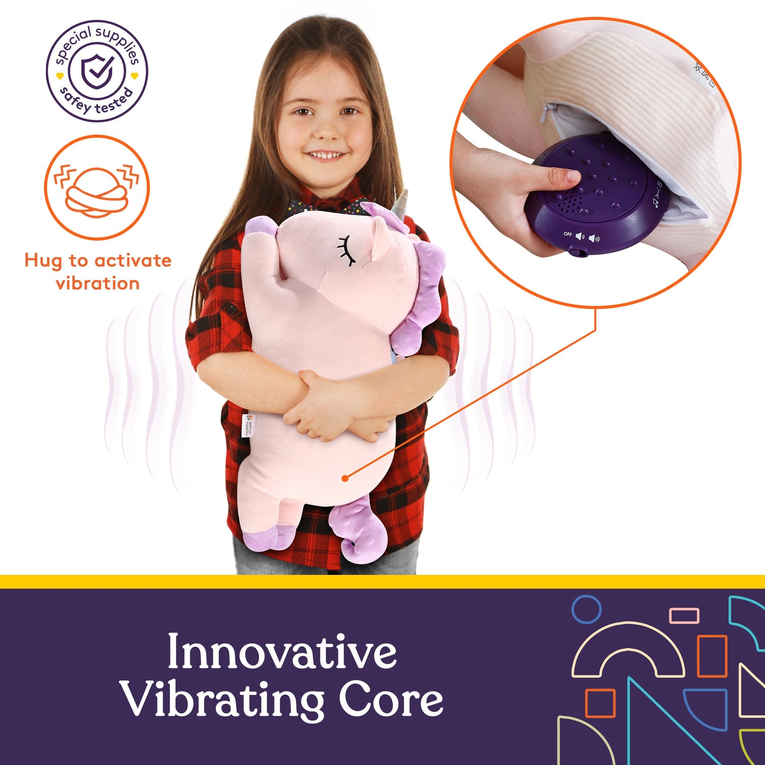 Sensory Vibrating Pillow-Unicorn