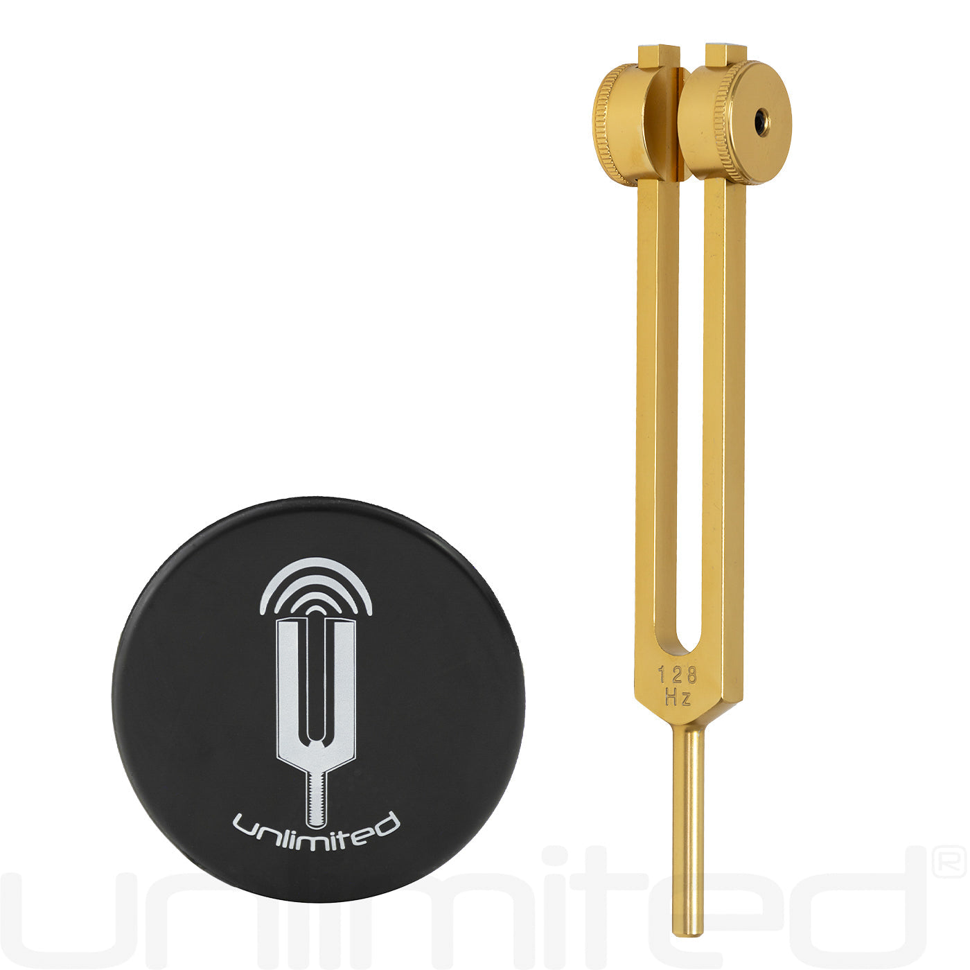 Unlimited Otto (32hz, 64hz, 128hz) Tuning Forks (Weighted) with Activator