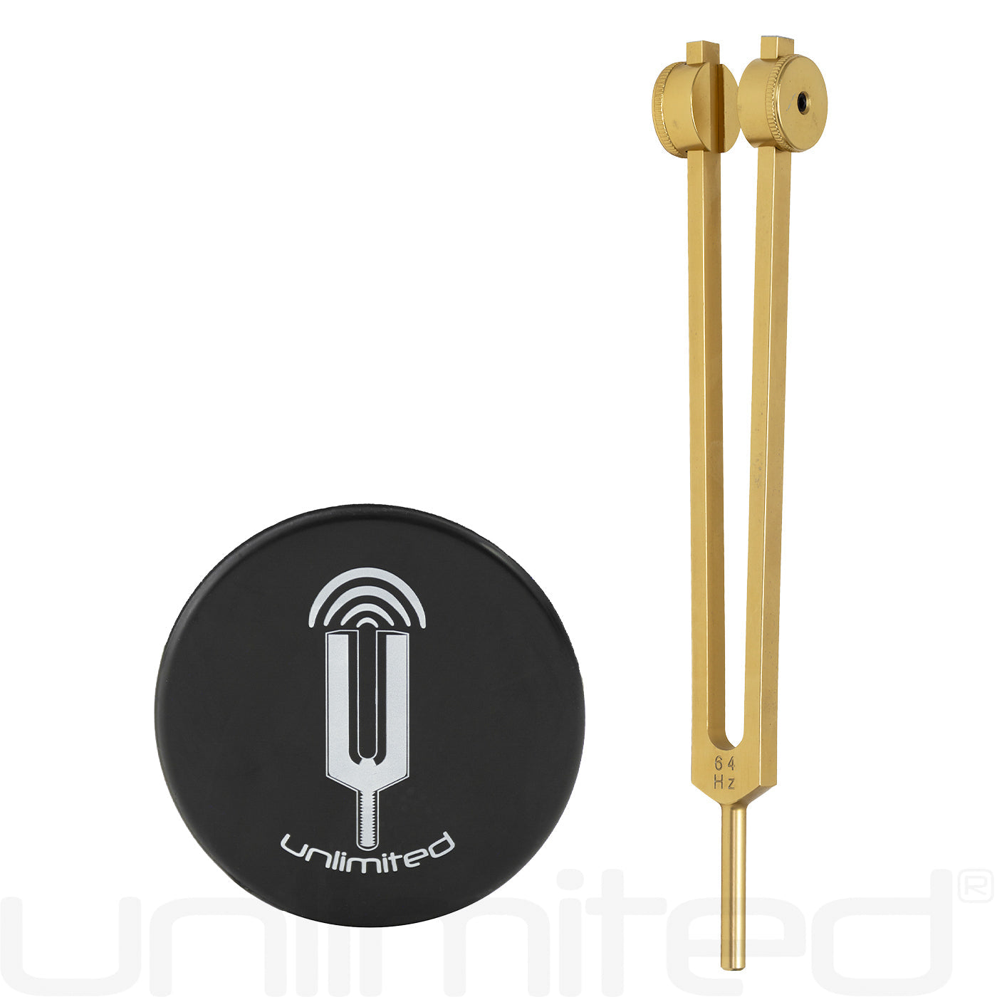 Unlimited Otto (32hz, 64hz, 128hz) Tuning Forks (Weighted) with Activator