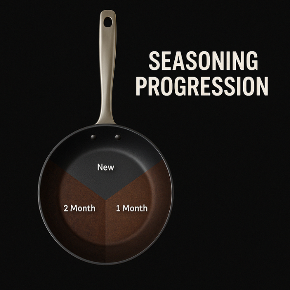 Black Angus Carbon Steel Frying Pan