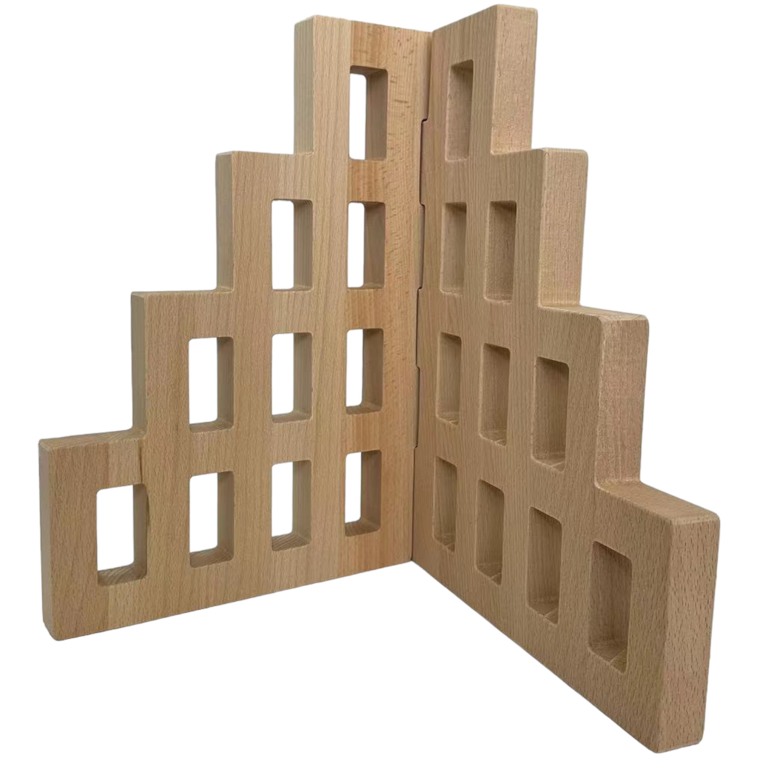 **Pre-order (Ships in 2-3 Weeks)**2 Pcs Wooden Skyline Window Building Set ONLY