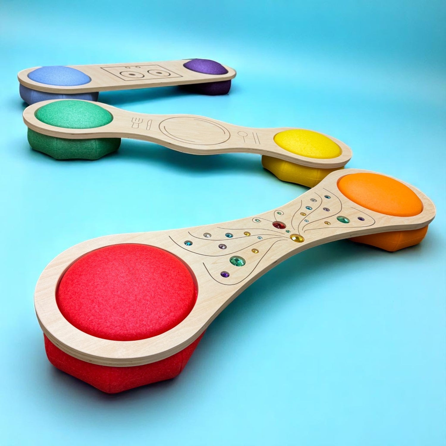 **Pre-order (Ships in 2-3 Weeks)**Connector Boards – 3-Piece Themed Set for Stepping Stones