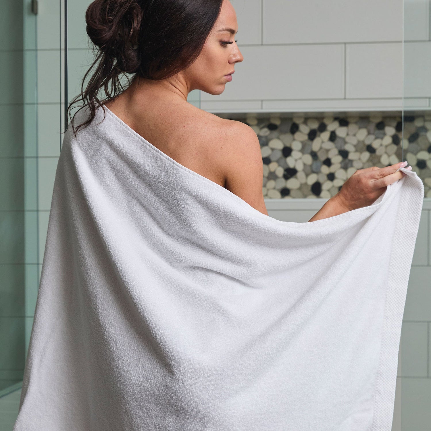 Bamboo Bath Towel - White