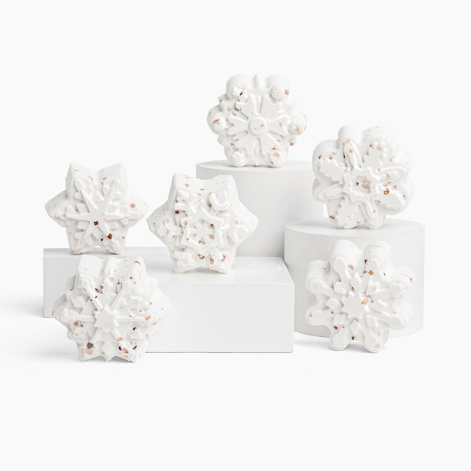 Winter Forest Snowflake Crystal Bath Bomb