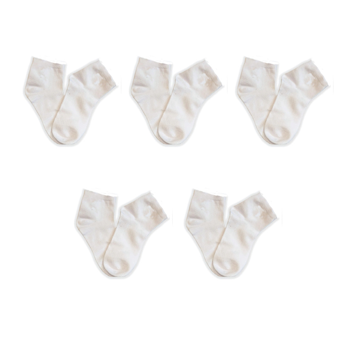 ANKLE 5-Pack Seamless Toe Socks great with Sensory Sensitivities