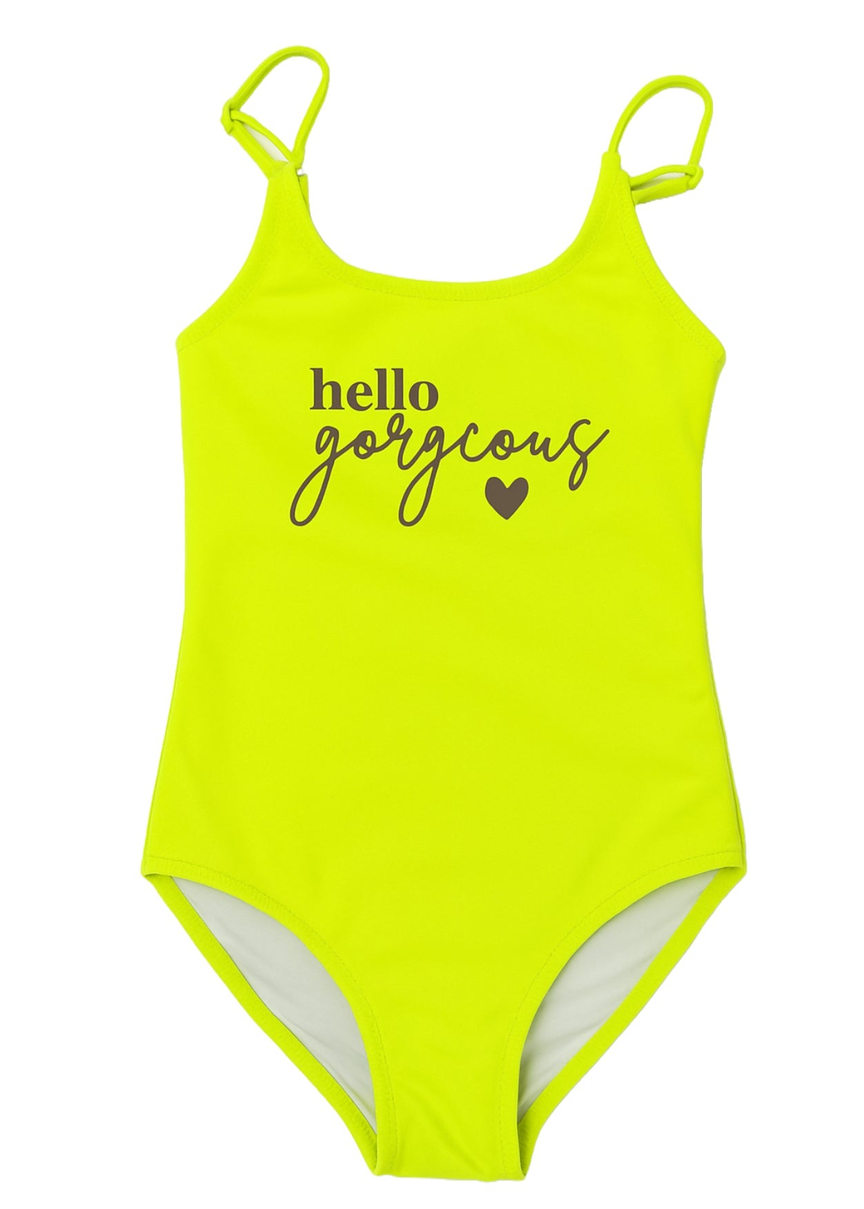 Hello Gorgeous Neon Yellow Swimsuit