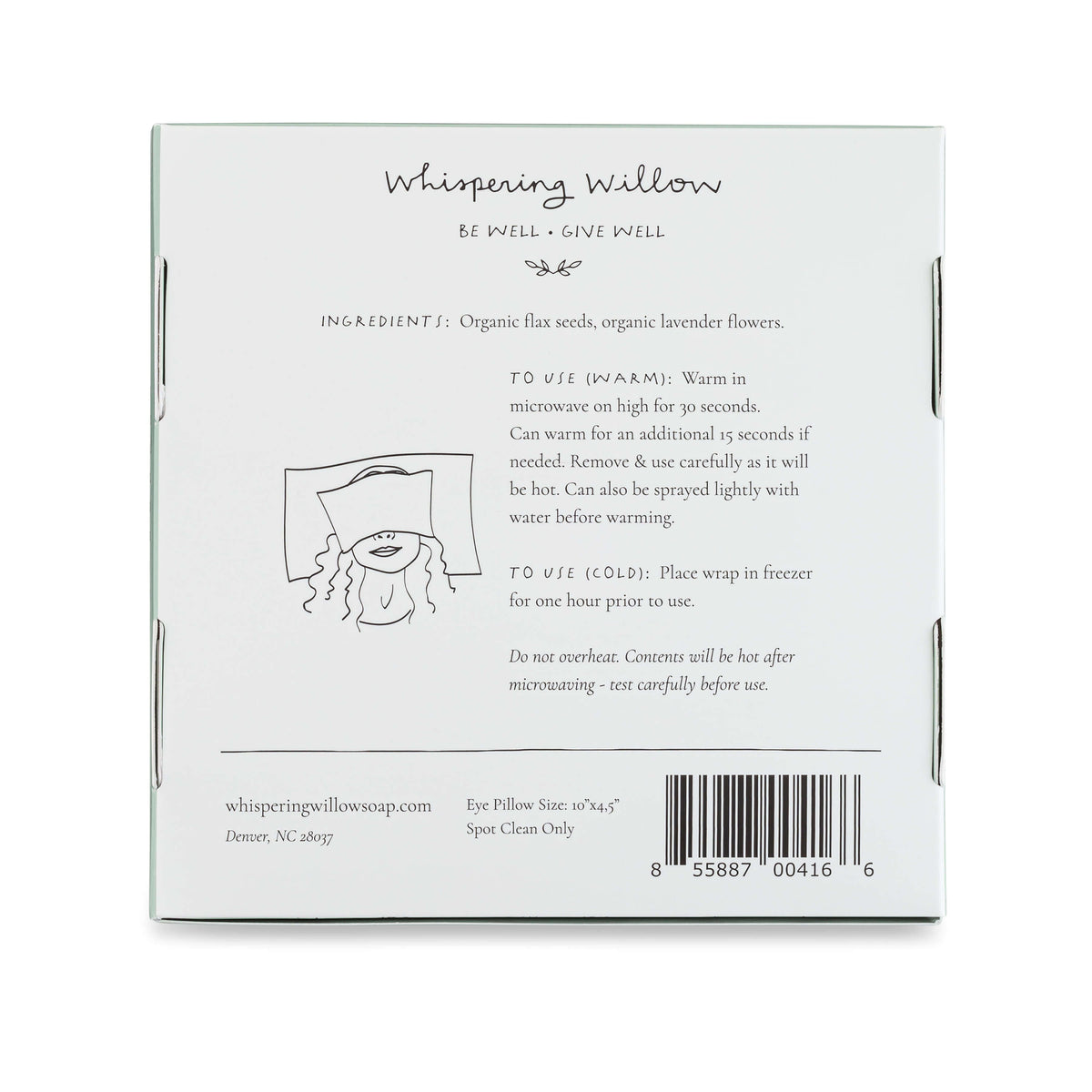 Stone Lavender Eye Pillow