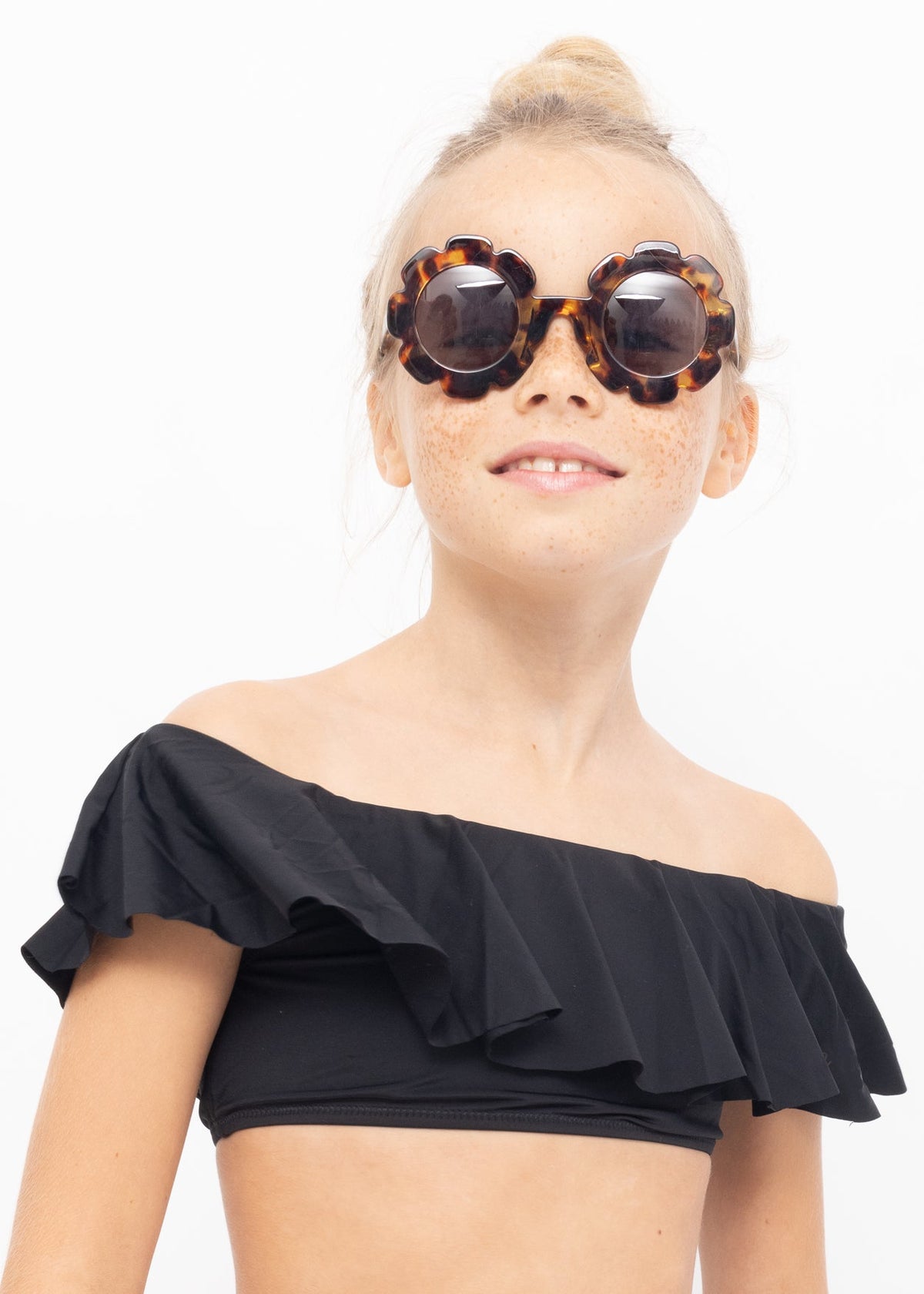 Tortoise Sunglasses- approx fit age 4-8