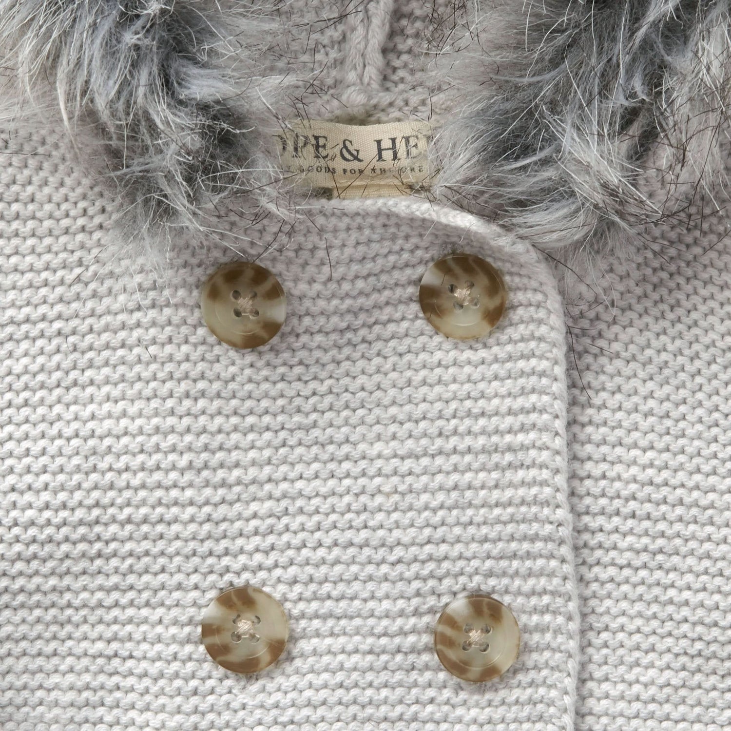 Faux Fur Hooded Sweater