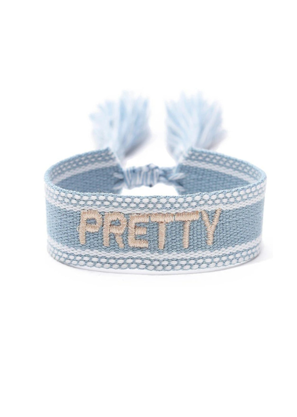 Friendship Bracelet Pretty in Light Blue