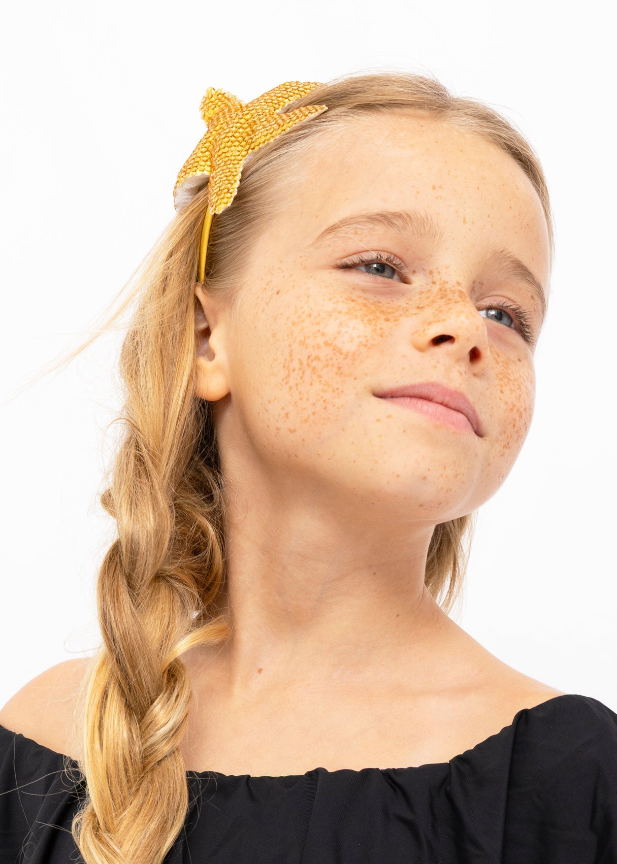 Gold Star Headband for Girls